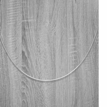 vidaXL Sideboard Grey Sonoma 85.5 x 31 x 75 cm Engineered Wood