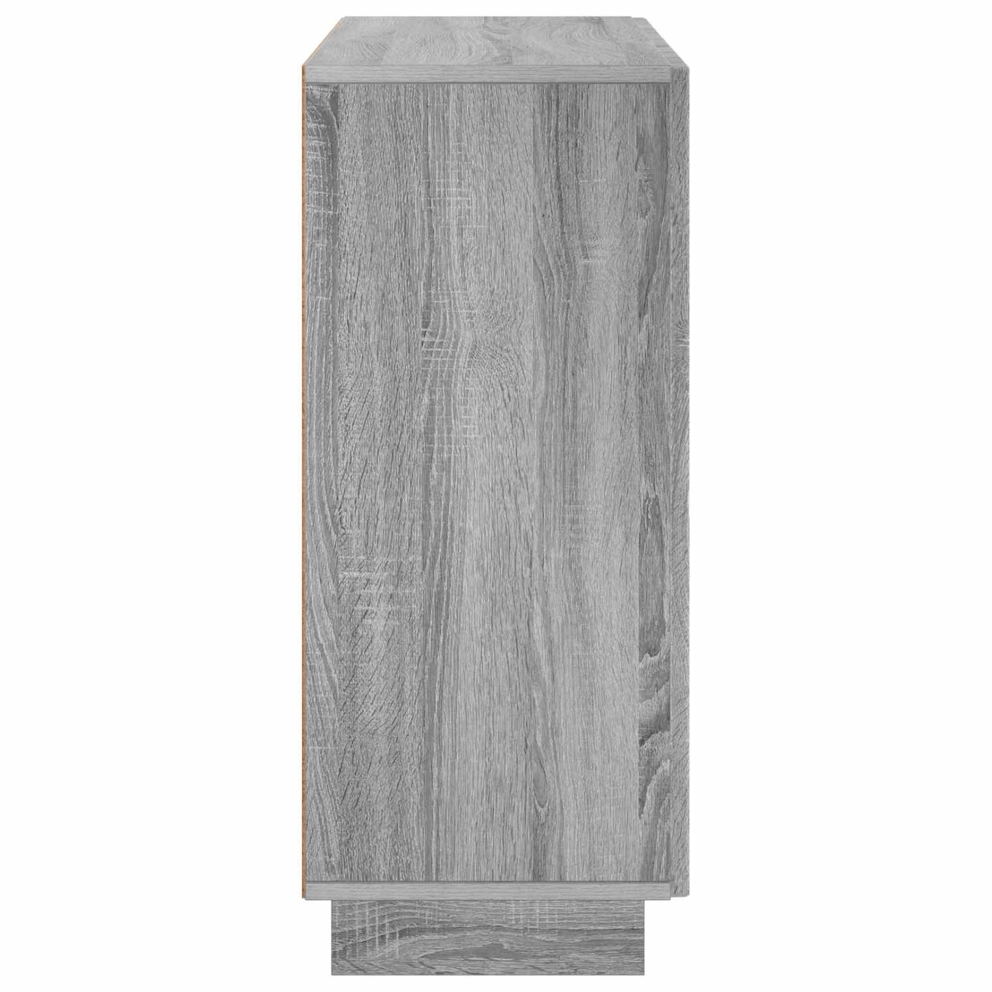 vidaXL Sideboard Grey Sonoma 85.5 x 31 x 75 cm Engineered Wood