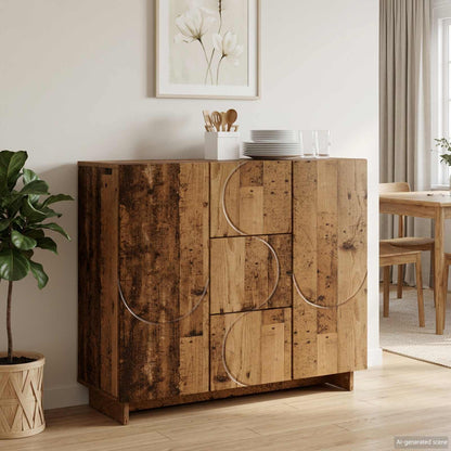 vidaXL Sideboard Old Wood 85.5 x 31 x 75 cm Engineered Wood