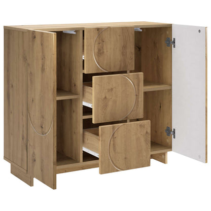vidaXL Sideboard Artisan Oak 85.5 x 31 x 75 cm Engineered Wood