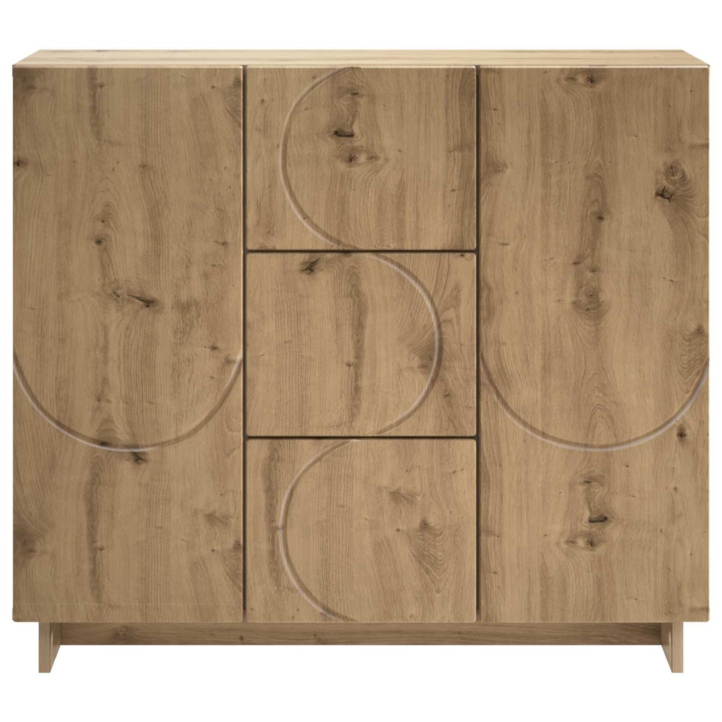 vidaXL Sideboard Artisan Oak 85.5 x 31 x 75 cm Engineered Wood