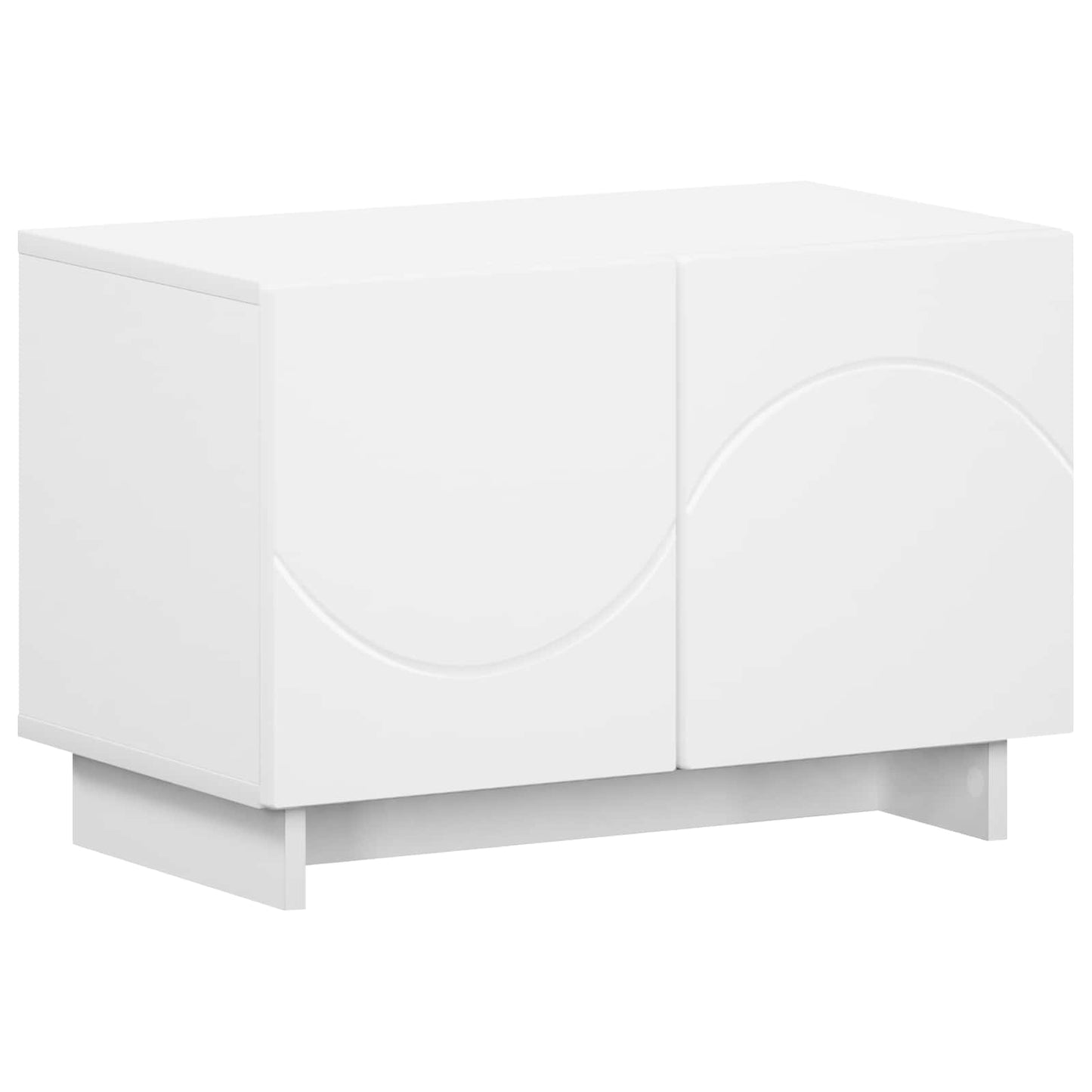 vidaXL TV Stand 60 x 34.5 x 40 cm White Engineered Wood