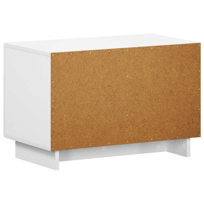 vidaXL TV Stand 60 x 34.5 x 40 cm White Engineered Wood