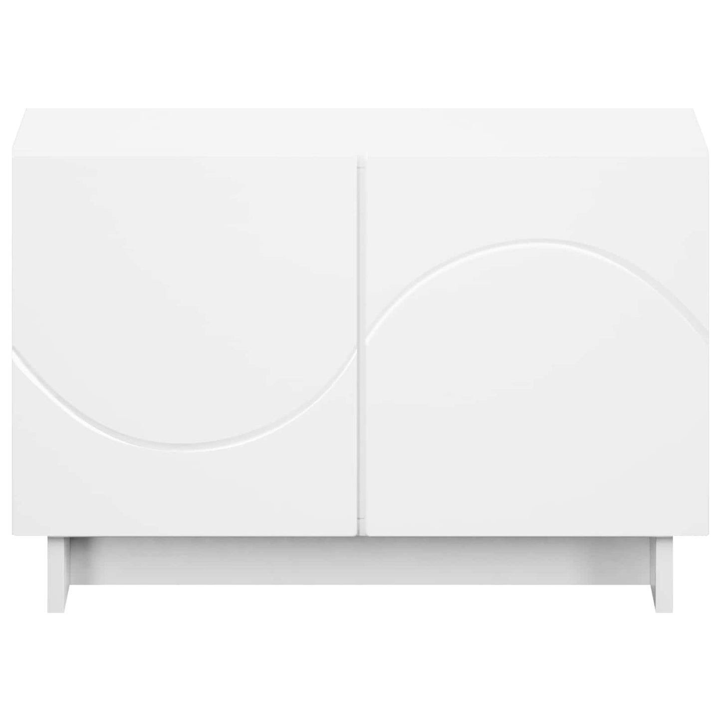 vidaXL TV Stand 60 x 34.5 x 40 cm White Engineered Wood