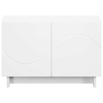 vidaXL TV Stand 60 x 34.5 x 40 cm White Engineered Wood