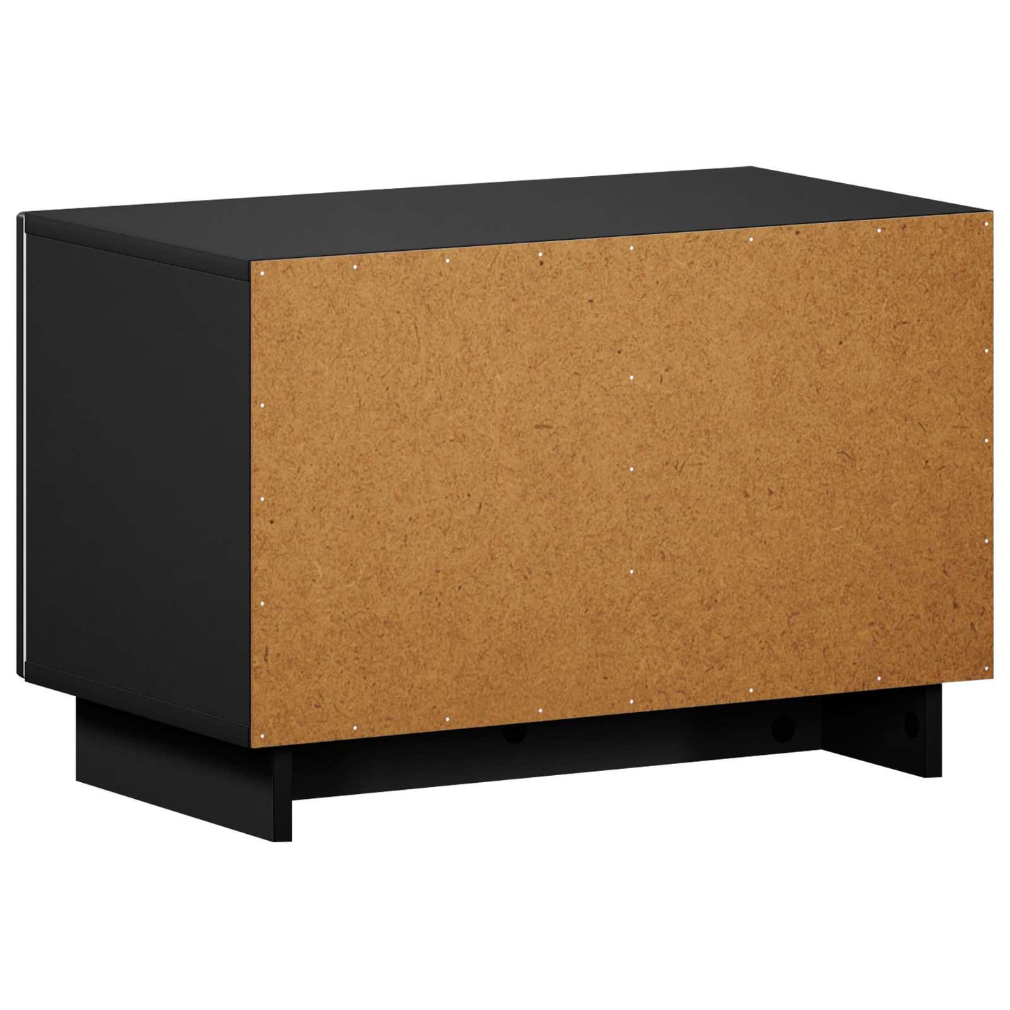 vidaXL TV Stand 60 x 34.5 x 40 cm Black Engineered Wood