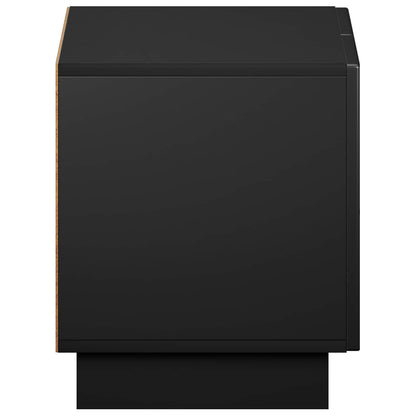 vidaXL TV Stand 60 x 34.5 x 40 cm Black Engineered Wood