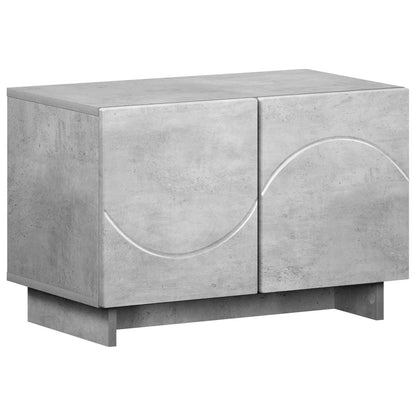 vidaXL TV Stand 60 x 34.5 x 40 cm Concrete Grey Engineered Wood