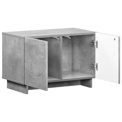 vidaXL TV Stand 60 x 34.5 x 40 cm Concrete Grey Engineered Wood