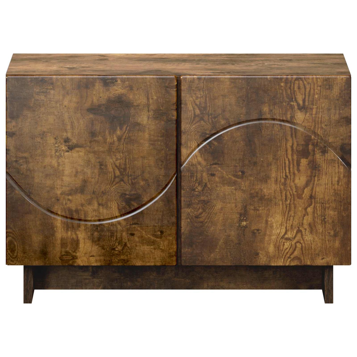 vidaXL TV Stand 60 x 34.5 x 40 cm Smoked Oak Engineered Wood