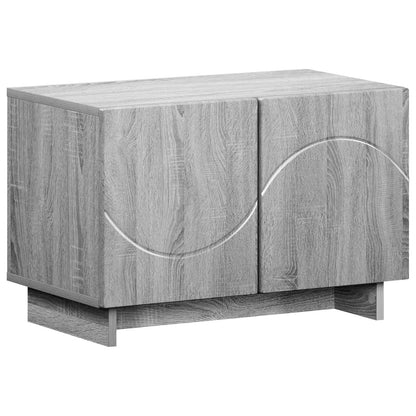 vidaXL TV Stand 60 x 34.5 x 40 cm Grey Sonoma Engineered Wood