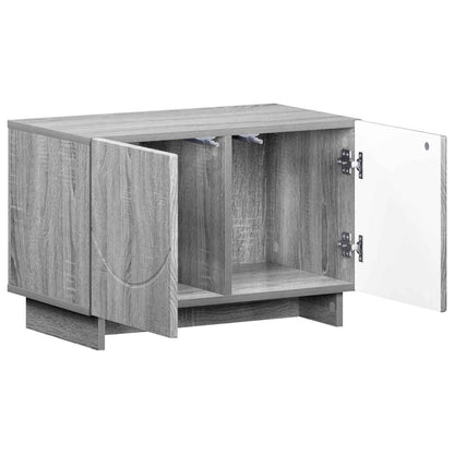 vidaXL TV Stand 60 x 34.5 x 40 cm Grey Sonoma Engineered Wood