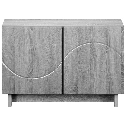 vidaXL TV Stand 60 x 34.5 x 40 cm Grey Sonoma Engineered Wood