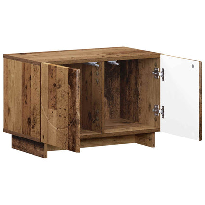 vidaXL TV Stand 60 x 34.5 x 40 cm Old Wood Engineered Wood