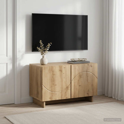 vidaXL TV Stand 60 x 34.5 x 40 cm Artisan Oak Engineered Wood