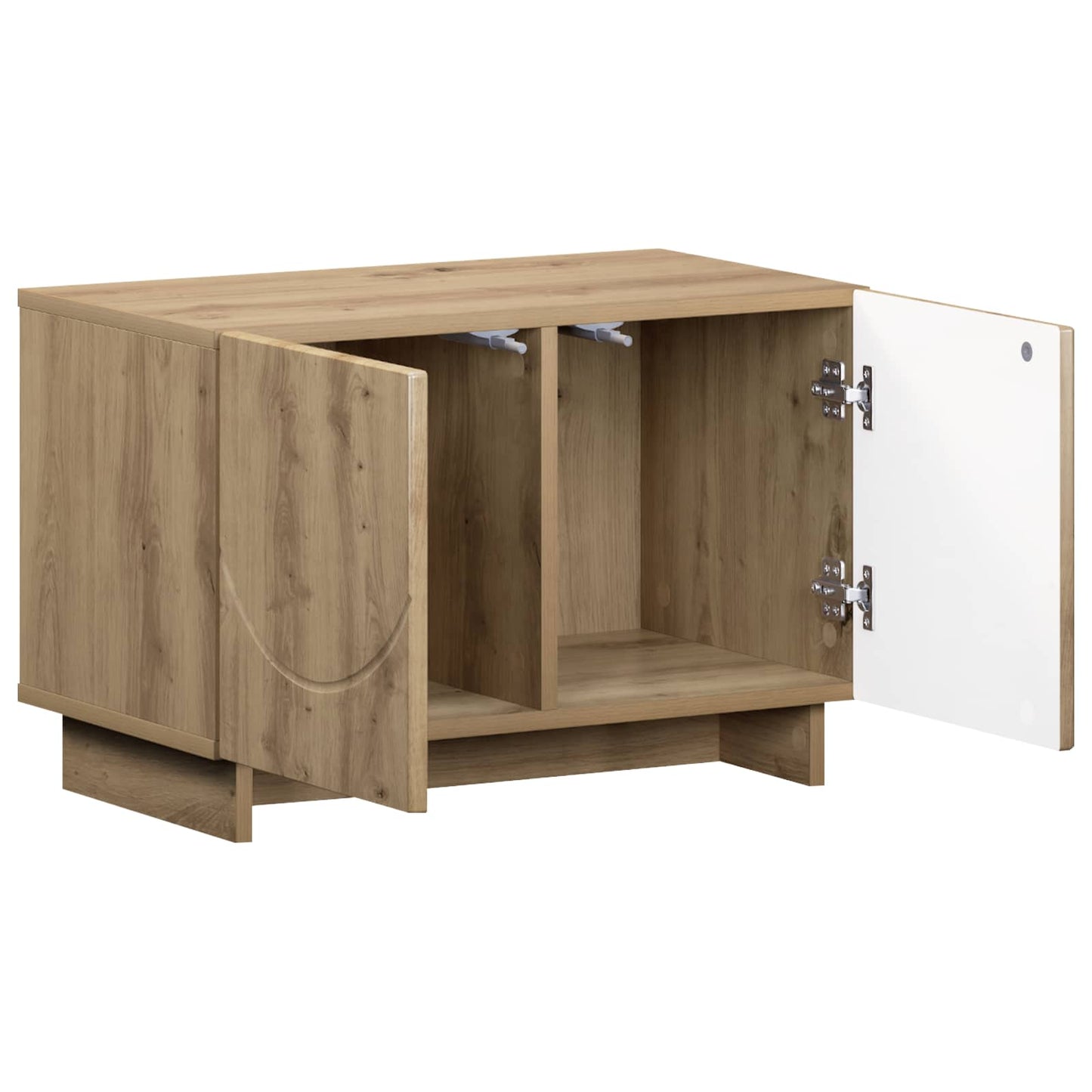 vidaXL TV Stand 60 x 34.5 x 40 cm Artisan Oak Engineered Wood