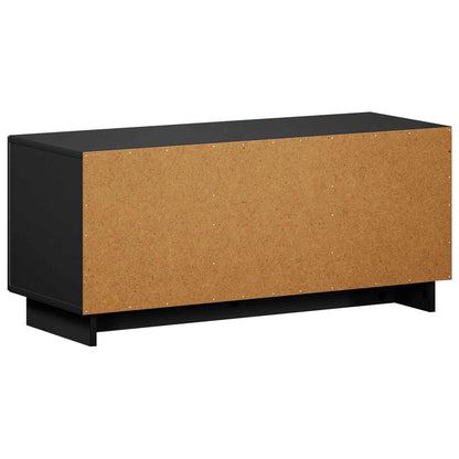 vidaXL TV Stand 90 x 34.5 x 40 cm Black Engineered Wood