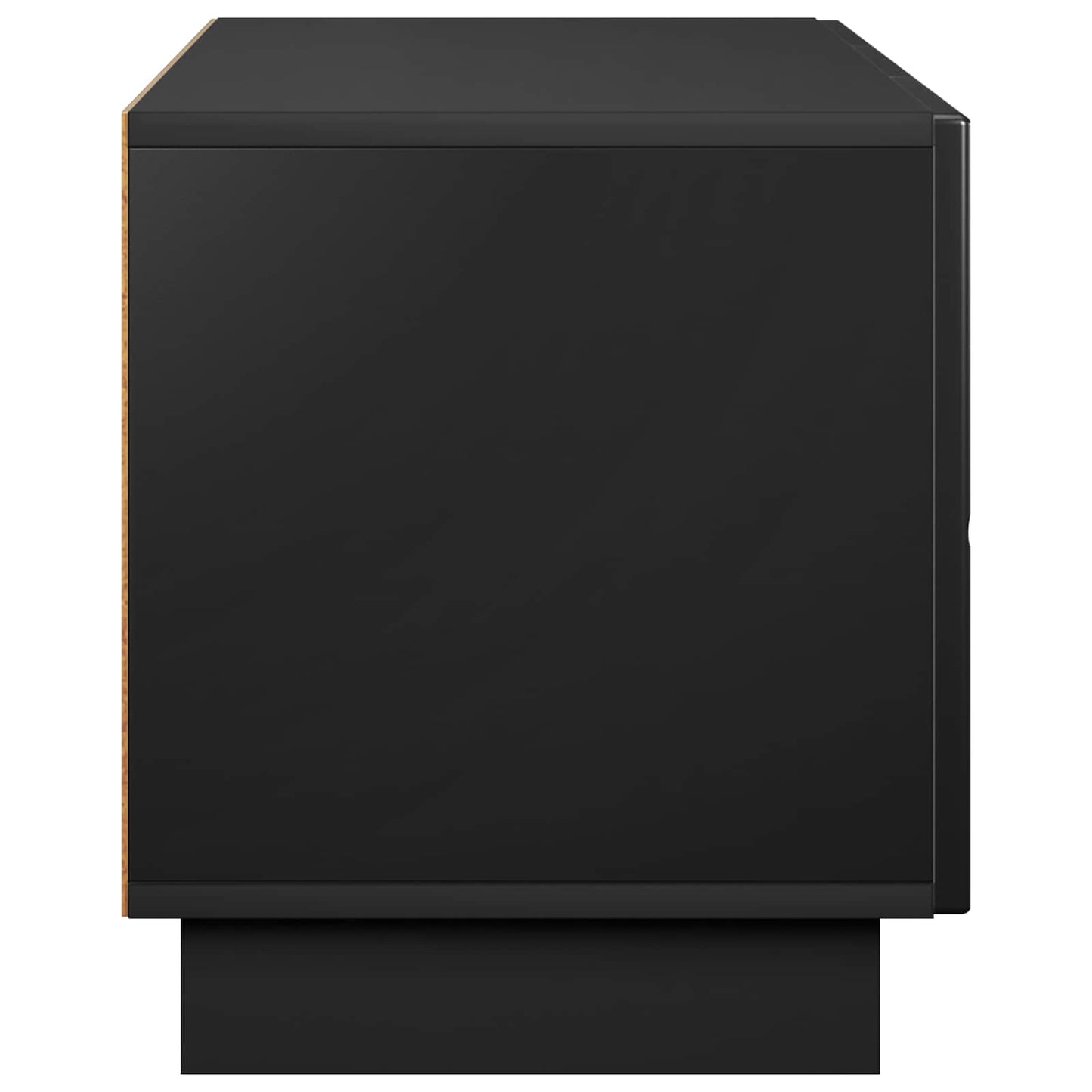 vidaXL TV Stand 90 x 34.5 x 40 cm Black Engineered Wood