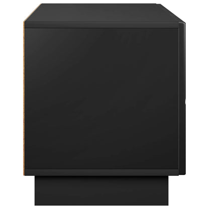 vidaXL TV Stand 90 x 34.5 x 40 cm Black Engineered Wood