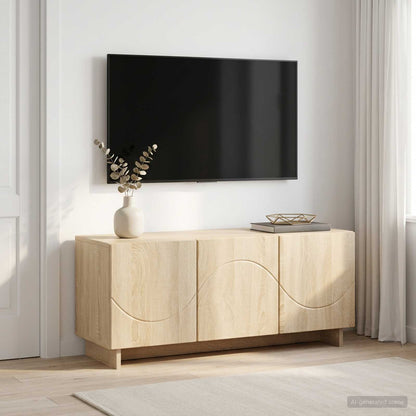 vidaXL TV Stand 90 x 34.5 x 40 cm Sonoma Oak Engineered Wood