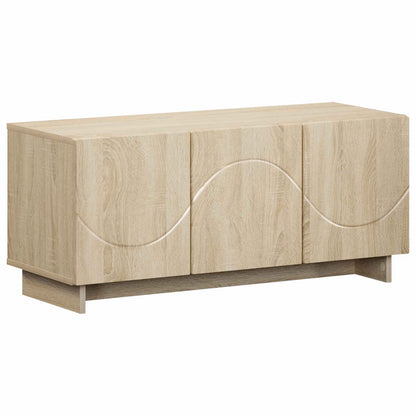 vidaXL TV Stand 90 x 34.5 x 40 cm Sonoma Oak Engineered Wood