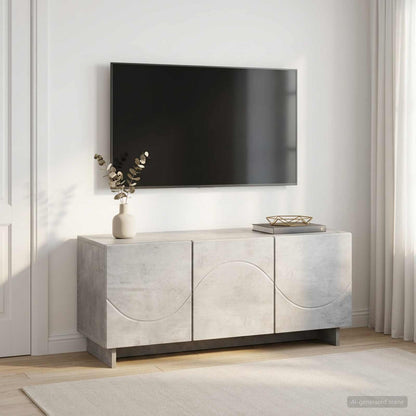 vidaXL TV Stand 90 x 34.5 x 40 cm Concrete Grey Engineered Wood