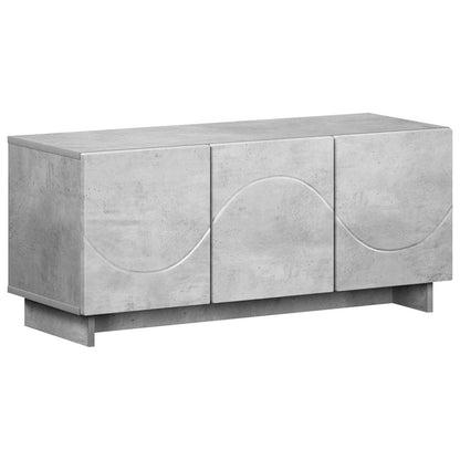 vidaXL TV Stand 90 x 34.5 x 40 cm Concrete Grey Engineered Wood