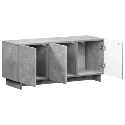 vidaXL TV Stand 90 x 34.5 x 40 cm Concrete Grey Engineered Wood