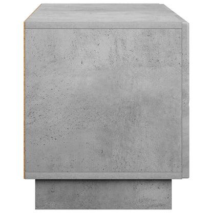 vidaXL TV Stand 90 x 34.5 x 40 cm Concrete Grey Engineered Wood