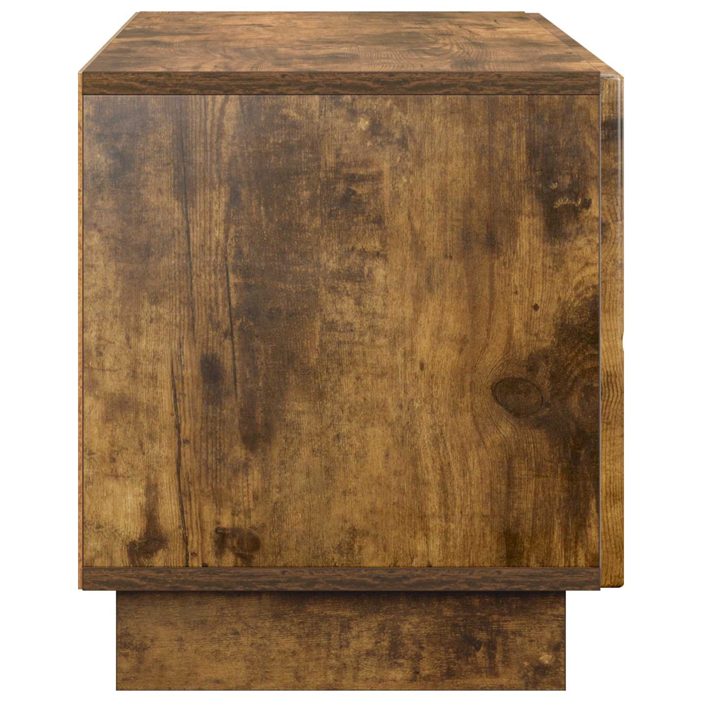 vidaXL TV Stand 90 x 34.5 x 40 cm Smoked Oak Engineered Wood