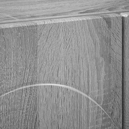 vidaXL TV Stand 90 x 34.5 x 40 cm Grey Sonoma Engineered Wood