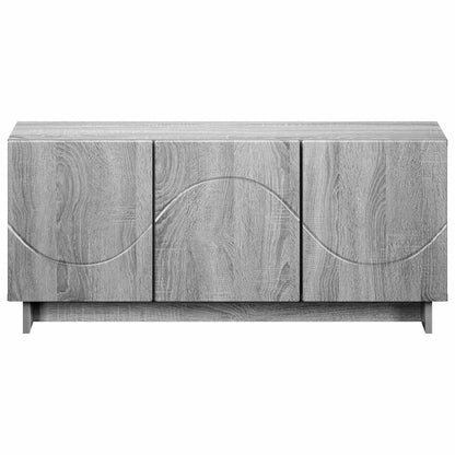 vidaXL TV Stand 90 x 34.5 x 40 cm Grey Sonoma Engineered Wood