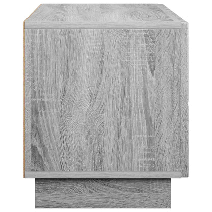 vidaXL TV Stand 90 x 34.5 x 40 cm Grey Sonoma Engineered Wood