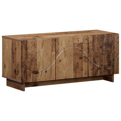 vidaXL TV Stand 90 x 34.5 x 40 cm Old Wood Engineered Wood