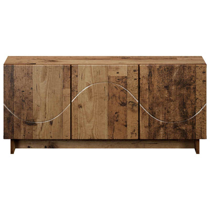 vidaXL TV Stand 90 x 34.5 x 40 cm Old Wood Engineered Wood