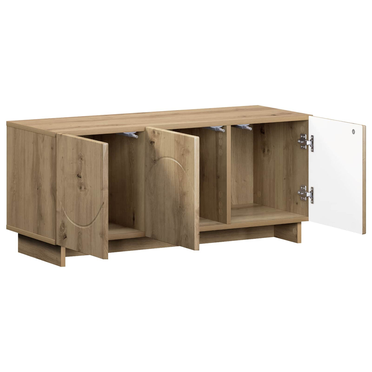 vidaXL TV Stand 90 x 34.5 x 40 cm Artisan Oak Engineered Wood