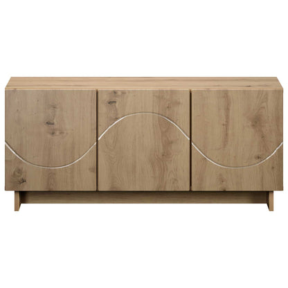 vidaXL TV Stand 90 x 34.5 x 40 cm Artisan Oak Engineered Wood