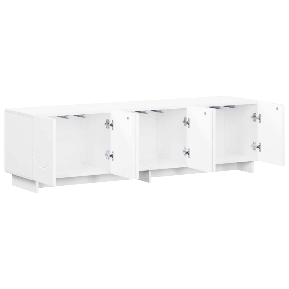 vidaXL TV Stand 140 x 34.5 x 40 cm White Engineered Wood