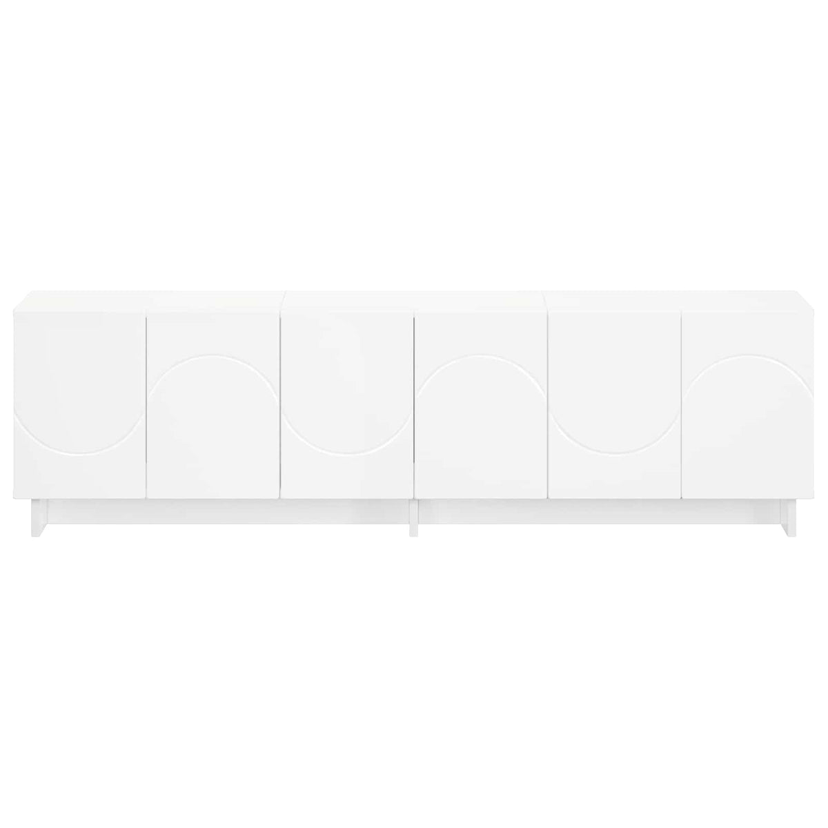 vidaXL TV Stand 140 x 34.5 x 40 cm White Engineered Wood