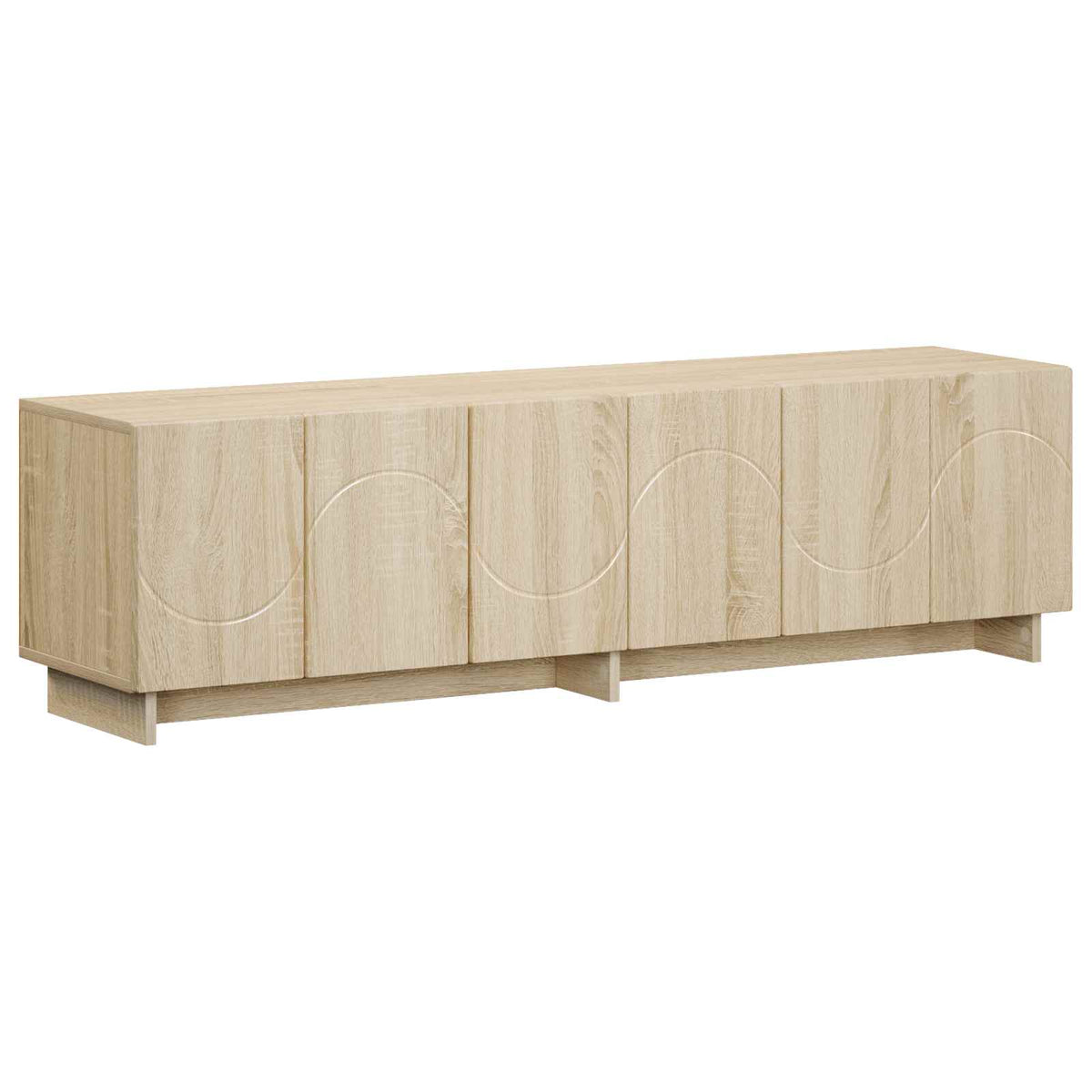 vidaXL TV Stand 140 x 34.5 x 40 cm Sonoma Oak Engineered Wood
