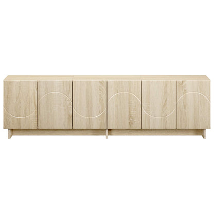 vidaXL TV Stand 140 x 34.5 x 40 cm Sonoma Oak Engineered Wood