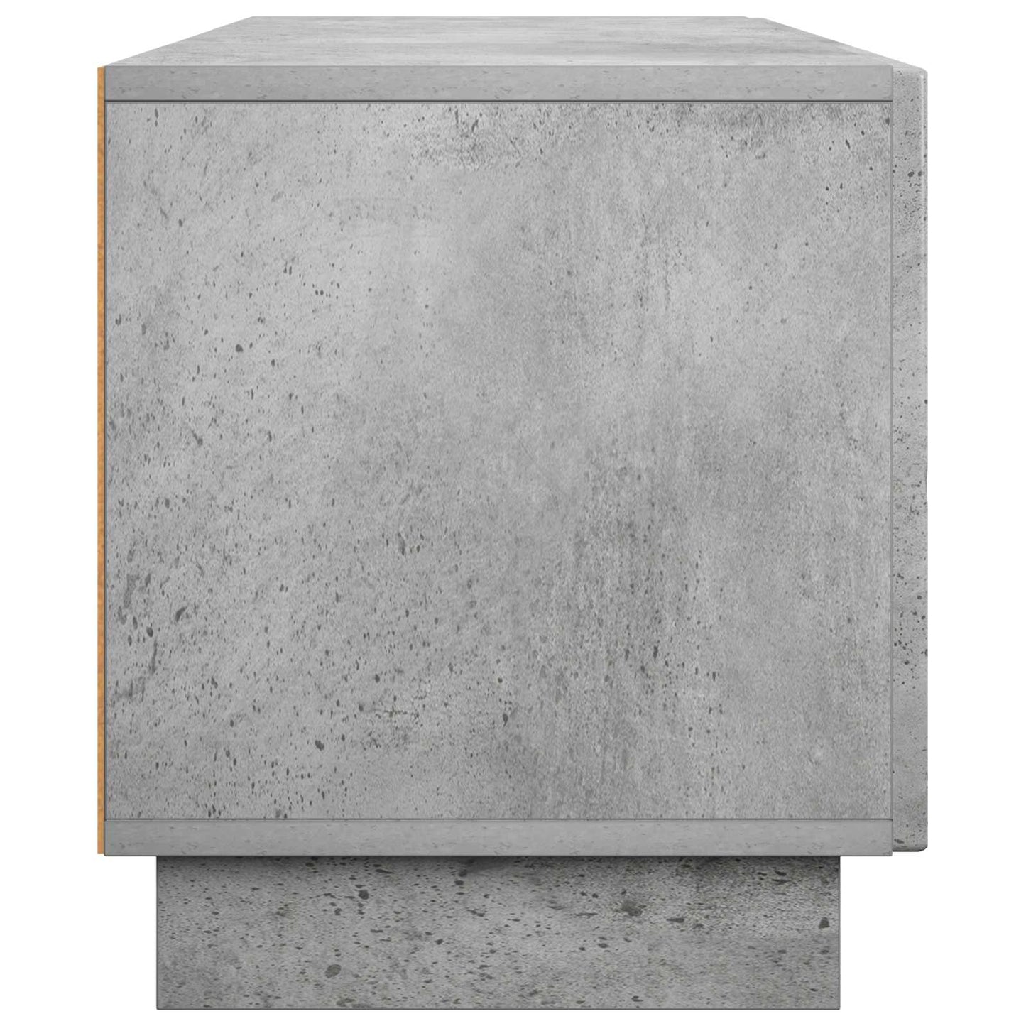 vidaXL TV Stand 140 x 34.5 x 40 cm Concrete Grey Engineered Wood