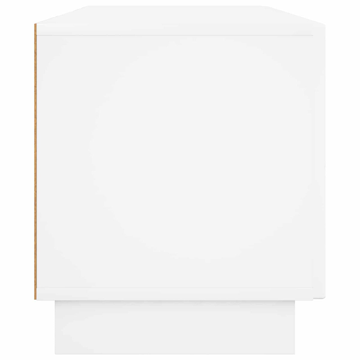 vidaXL TV Stand 140 x 34.5 x 40 cm High Gloss White Engineered Wood
