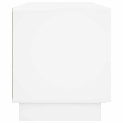 vidaXL TV Stand 140 x 34.5 x 40 cm High Gloss White Engineered Wood