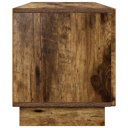 vidaXL TV Stand 140 x 34.5 x 40 cm Smoked Oak Engineered Wood