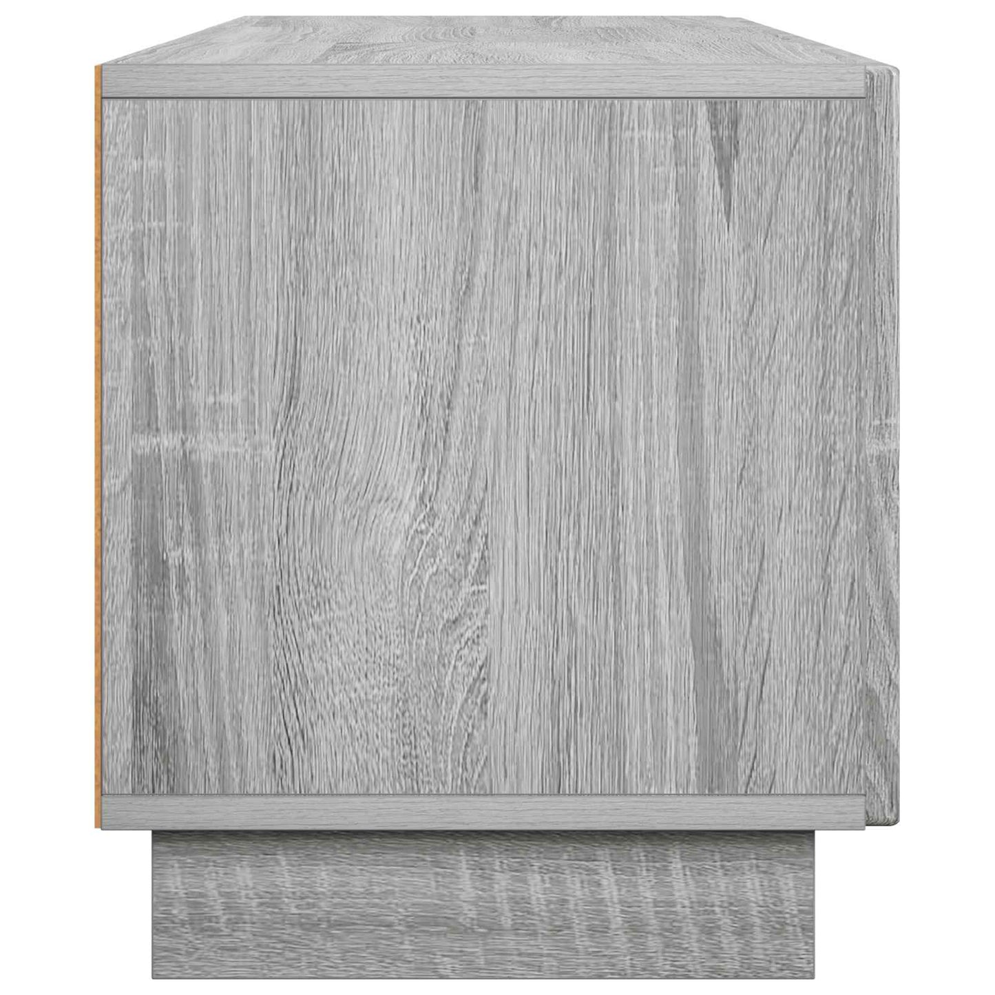 vidaXL TV Stand 140 x 34.5 x 40 cm Grey Sonoma Engineered Wood