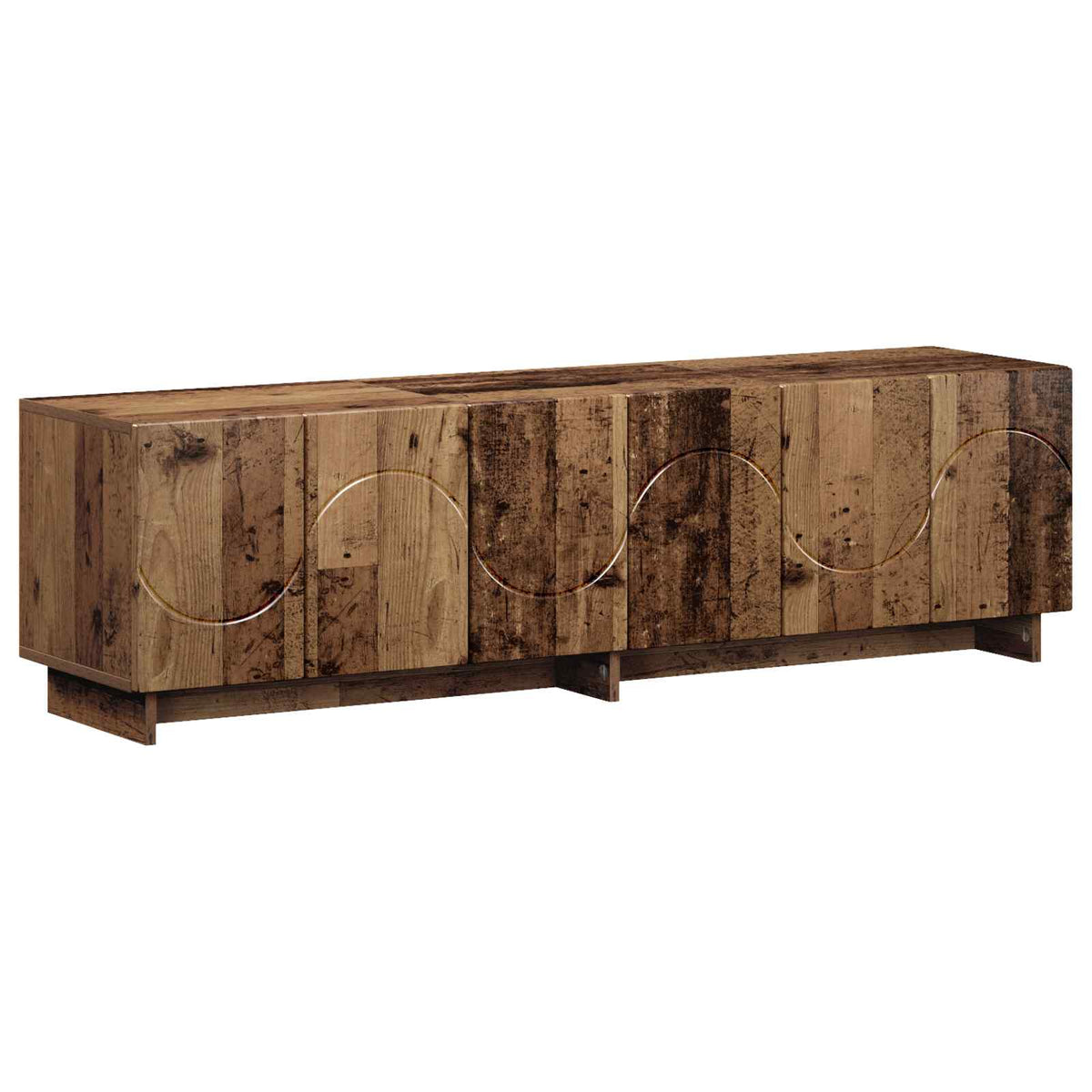 vidaXL TV Stand 140 x 34.5 x 40 cm Old Wood Engineered Wood