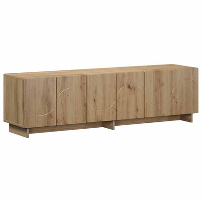 vidaXL TV Stand 140 x 34.5 x 40 cm Artisan Oak Engineered Wood
