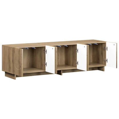 vidaXL TV Stand 140 x 34.5 x 40 cm Artisan Oak Engineered Wood