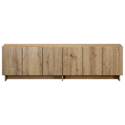 vidaXL TV Stand 140 x 34.5 x 40 cm Artisan Oak Engineered Wood